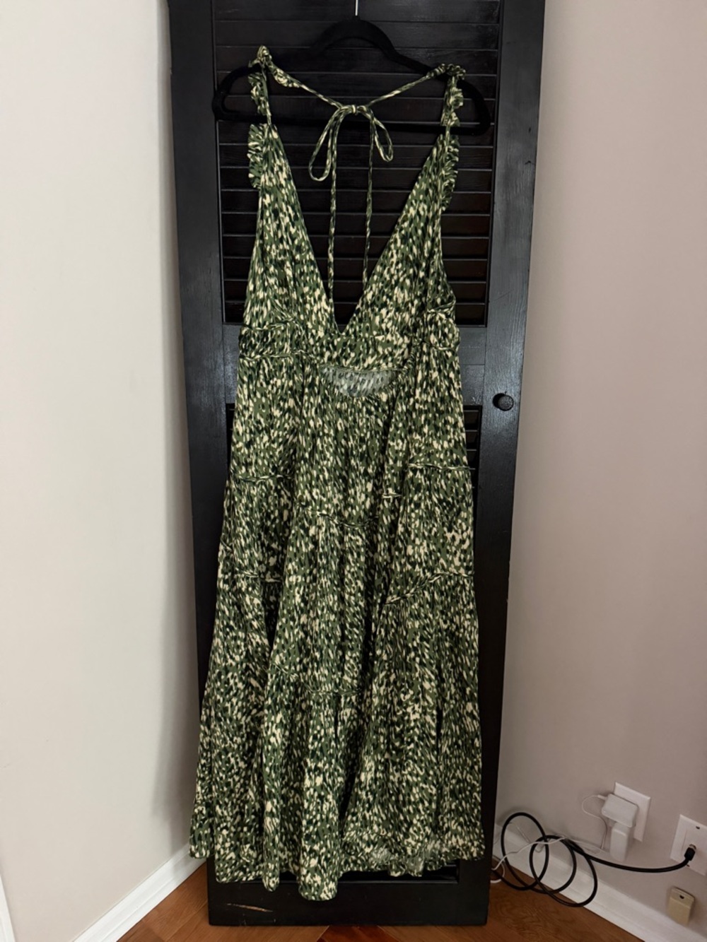 Anthropologie Celandine Sleevrless Plunge Midi Dress Size 1X - Picture 4 of 13